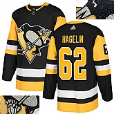 Penguins #62 Hagelin Black Glittery Edition Adidas Jersey,baseball caps,new era cap wholesale,wholesale hats